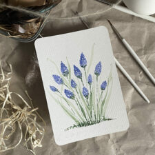 Aquarell & Lettering Grußkarten | Frühling & Ostern