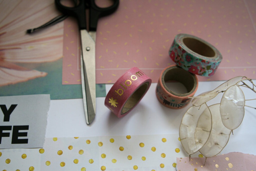 Material für den Vision Board Workshop von Frau Feierlich