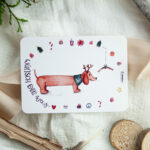 Weihnachts-Postkarte „Wünsch dir was“
